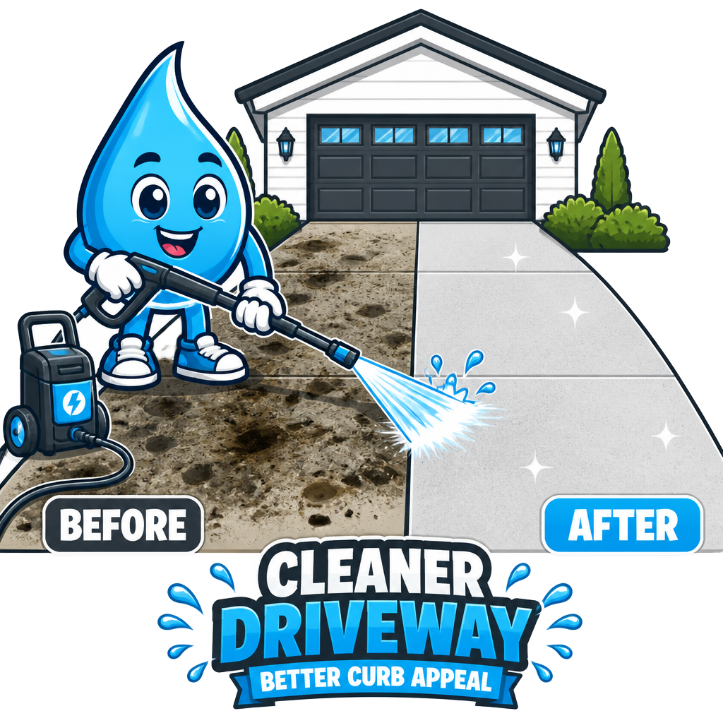 Driveway Cleaning illustration